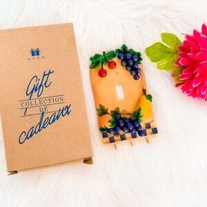 4/$25‎ • Vintage Avon Gift Collection- Country Kitchen Collection Switchplate